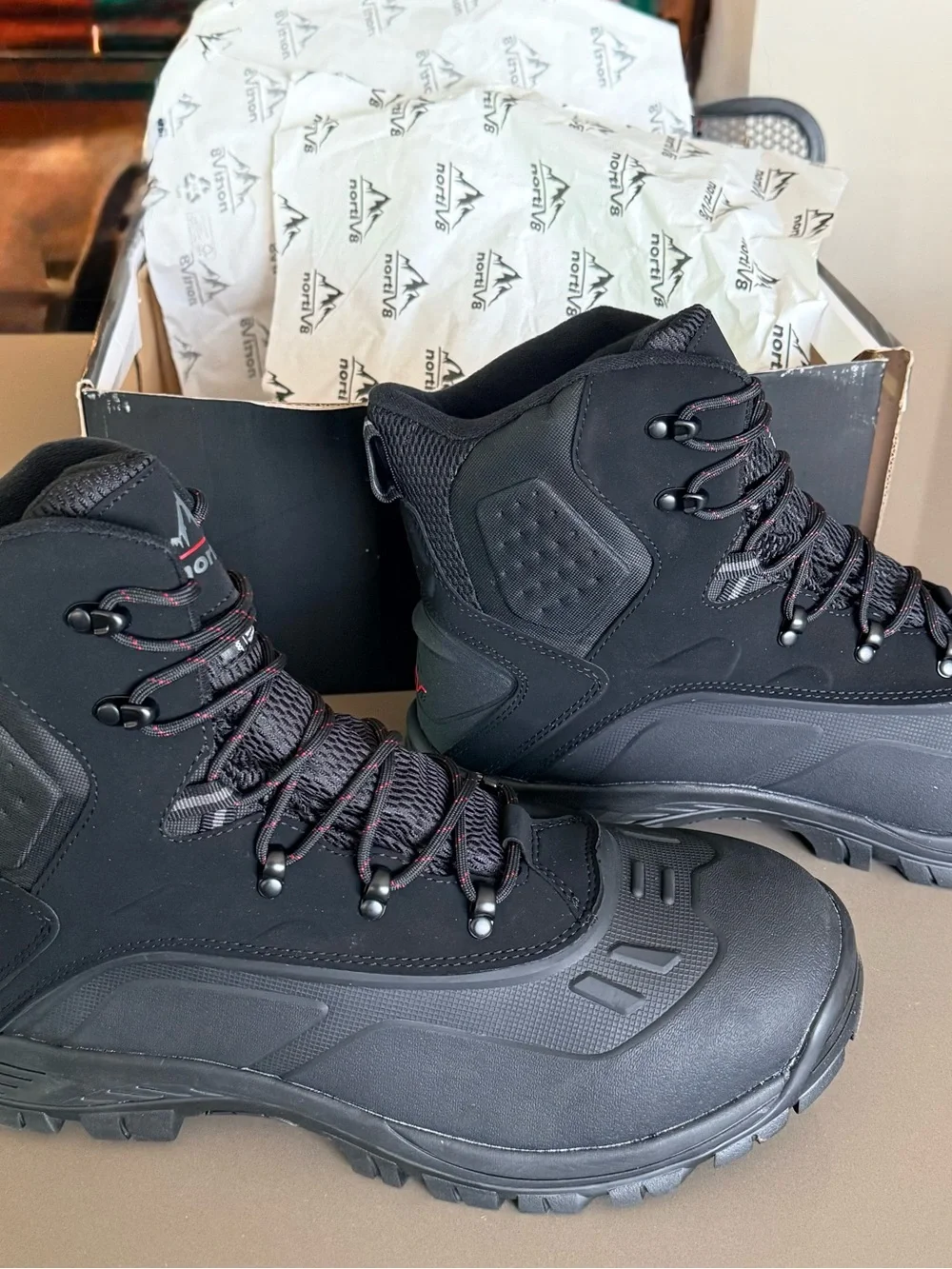 Men's Black Waterproof Hiker Boots - Tactical Support